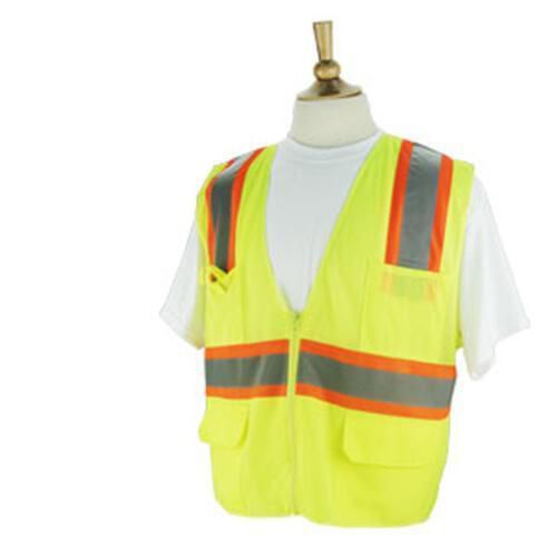 Revco SVY220 Surveyor&#039;s Mesh/Poly, Safety Vest w/Reflectives, 3X-Large
