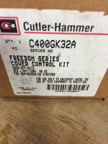 CUTLER HAMMER C400GK32A NEW IN BOX FREEDOM SERIES COVER CONTROL KIT