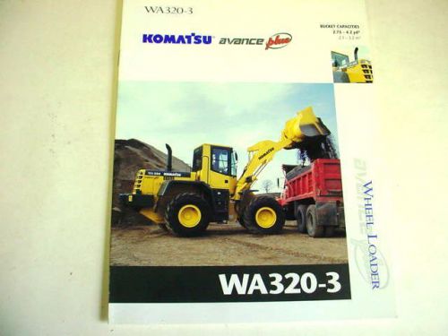Komatsu WA320-3 Wheel Loader Color Brochure