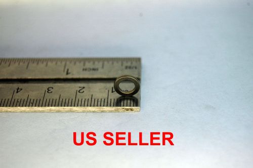 x10 N48 Black Nickel 8x5x1mm Neodymium Rare-Earth Ring Magnets