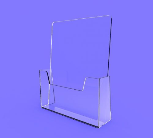 10PK Easel Catalog Book Literature Holder Clear Acrylic Plexiglass Stand Display