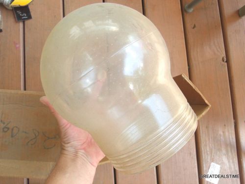 Vintage Crouse - Hinds VDB 5 Clear Glass Globe Screw In Industrial Light Fixture