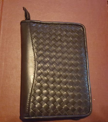 Scully Woven Leather Agenda