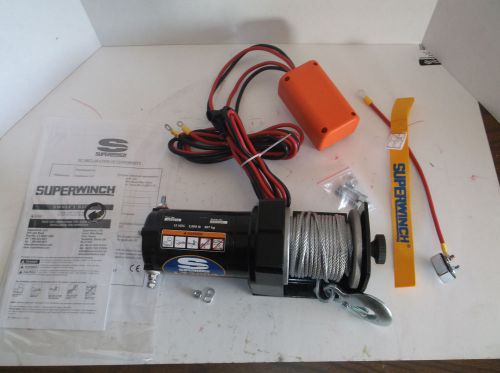 New SUPERWINCH 1220210 Electric Winch, 12VDC, 1 HP, 100A, 49 Ft. Rope (H11J)