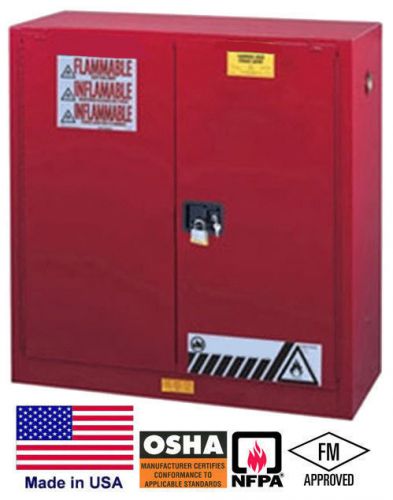 Cabinet hazardous materials / flammable liquids - 30 gallon - 35h x 36w x 24d  r for sale