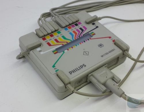 Philips m1700-69501 xli pagewriter acquisition module w / leads for sale
