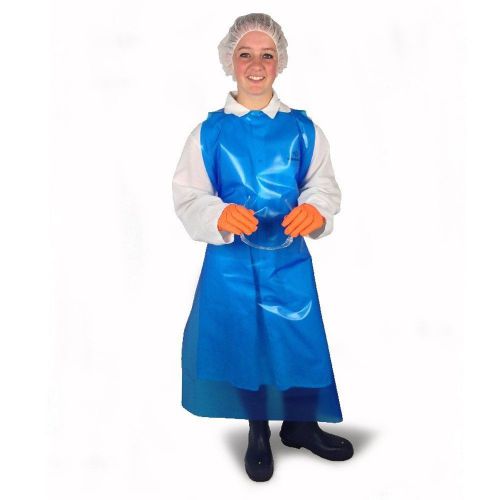 Ultrasource 450034 heavy duty vr aprons, 12 mil, 35&#034; width x 55&#034; length, blue (p for sale