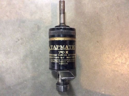 Tapmatic 70X Reversible Tapping Attachment. Fits Bridgeport Milling Machine