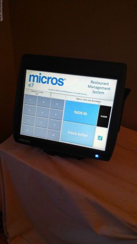 Micros pos e7 ws5, ram upgrade 2gig, 4.0 software, manuals for sale