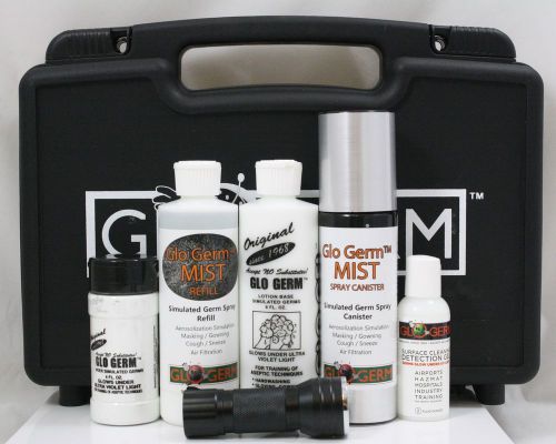 Glo Germ MIST Deluxe Simulated Germ Kit w/Gel &amp; UV Blacklight