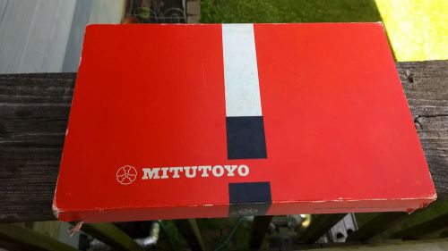Mitutoyo 129-128 Depth Micrometer 0-6&#034; 2 1/2&#034; Base Excellent Condition