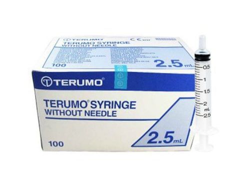 Terumo luer lock syringe, 2.5ml, pack of 100 for sale
