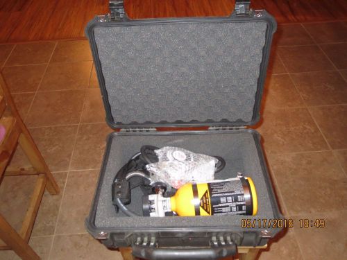 Rescue air pack, 5 minute scott skapak respirator with: entry and egress for sale