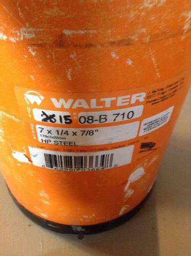Walter grinding wheel 08-b 710 lot of 15 7x1/4x7/8&#034; for sale