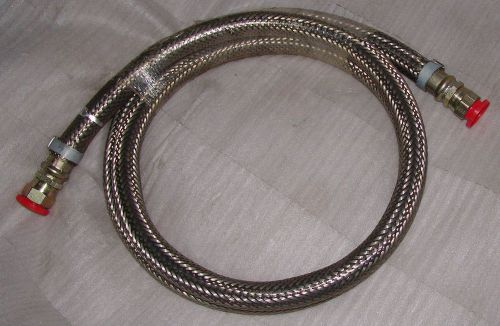 1&#034;  x 10&#039;6&#034;  , stainless braided sheath hydraulic hose