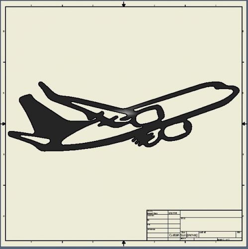 Dxf File ( airplane_001 )
