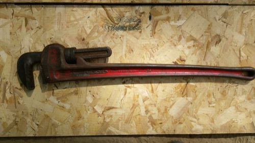 36&#034; steel ridgid pipe wrench made in the USA