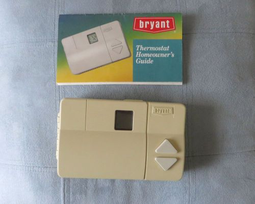 Bryant Digital Thermostat. Non-Progammable. Thermostat Model # TSTATBBNAC01-B