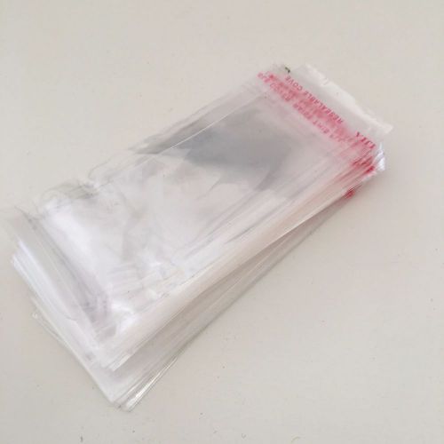 200x Self Adhesive Bags Clear Plastic Jewelry Gift 1.5&#034; x 3&#034; *US SELLER*