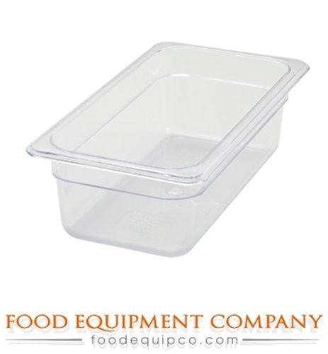 Winco SP7304 Poly-Ware™ Food Pan, 1/3 size, 4&#034; deep - Case of 24