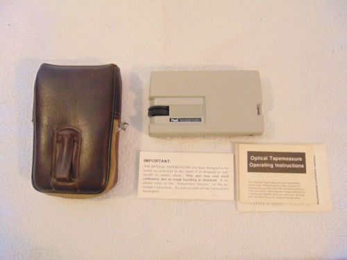Vintage Ranging M100 Optical Tape Measure with Ranging Case &amp; Manual Instruction
