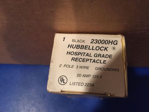 New!!! Hubbellock Hospital Grade Receptacle 2300hg 20A 125V