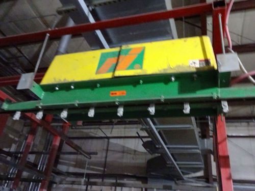 420&#039; Complete Rapid Industries Monorail Overhead Conveyor System Drive &amp; Hooks