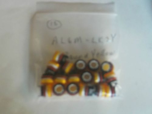 AL6M-LK2-Y IDEC - QTY 18 - NEW   Round Lens COVER FOR IDEC SWITCH YELLOW
