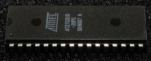 Lot of 2 Atmel AT27C010 1-Megabit (128k x 8) OTP EPROM Chips Plastic DIP