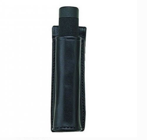 Bianchi 26345 PatrolTek Plain Black Leather Expandable Baton Holder 26&#034;