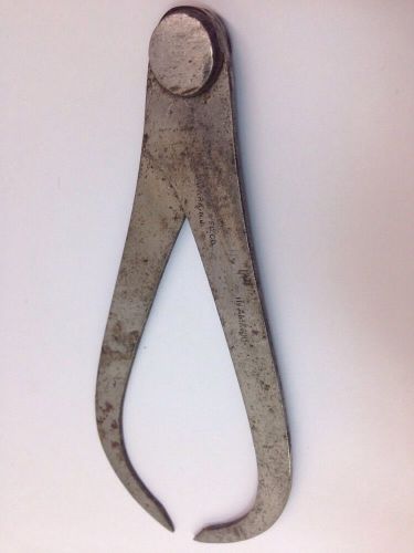 VINTAGE TINY 4  INCH OUTSIDE CALIPERS MADE BY P. LOWENTRAUT MFG CO. NEWARK, N.J.