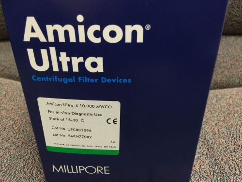 NEW Millipore Amicon Ultra-4 Centrifugal Filters, Ultracel 10K (Cat#UFC801096