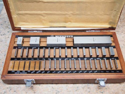 Mitutoyo 516-422 square gage block set for sale