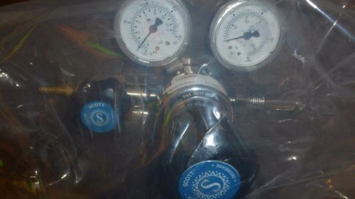 Scott Ultra High-Purity Single-Stage chrome plated Brass Pressure Gas Regulator