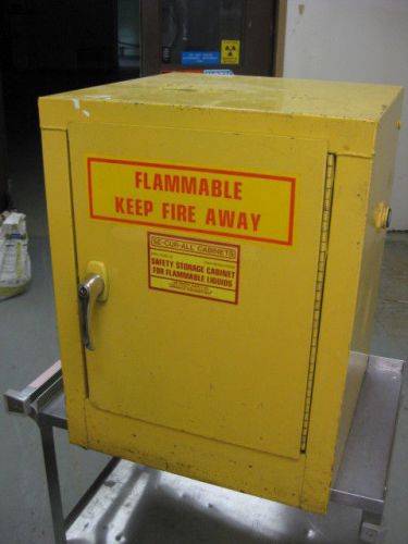 SE-CUR-ALL 4 Gallon Safety Storage Cabinet For Flammable Liquids A102