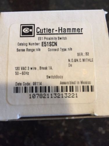 Cutler Hammer E51SCN  New In Factory Box Genuine