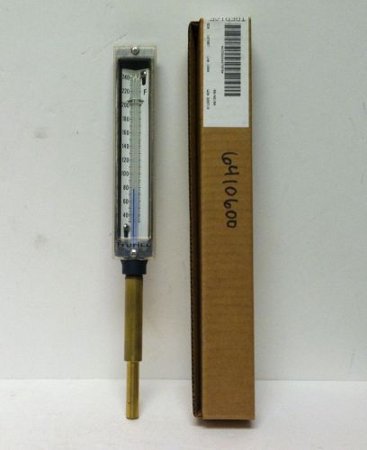 Trerice 435020407spb industrial thermometer w/ 4&#034; straight brass stem 30°-240°f for sale