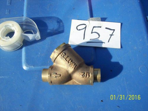 Watts 1/2&#034; y strainer valve 3 way 400 wog for sale