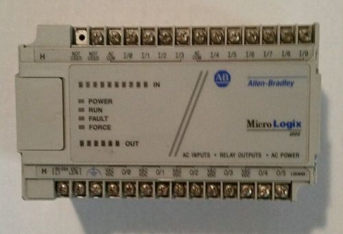Allen Bradley Micro login 1000 1761-L16AWA Series E FRN 1.0