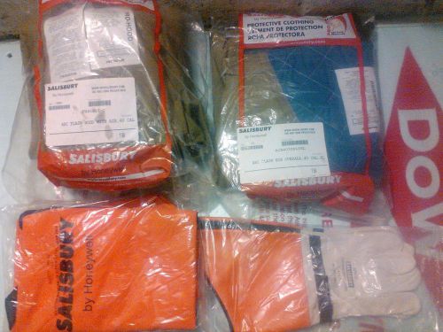 Salisbury arc flash kit flame-resistant green/xl  40cal. hrc4 &#034; brand new &#034; for sale
