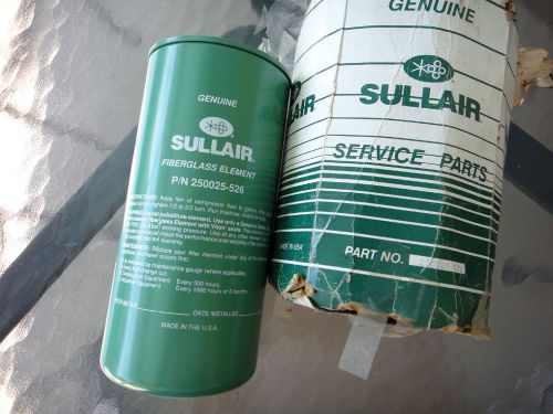 Genuine Sullair Air Compressor Oil Filter Fiberglass Element 250025-526 n.o.s.