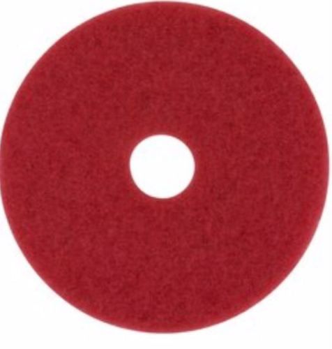 3M - 5100 13 INCH RED BUFFER PADS (5 PADS/CASE) x 5 Cases = 25 Total Pads