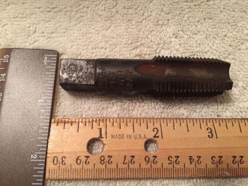 Vintage Morse 1/2 14 R H Amer Nat Machinst Tools Taper Pipe Tap Free Shipping