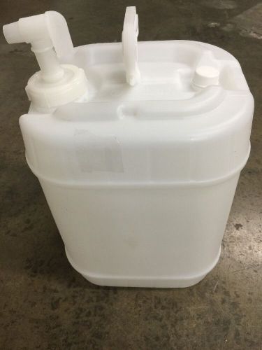 Heavy duty 5 gallon carboy jug w/ spigot, hdpe for sale