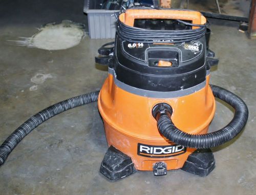 Ridgid Wet Dry Vacuum 14 Gallon, 6 HP, 168 CFM (WD14500)