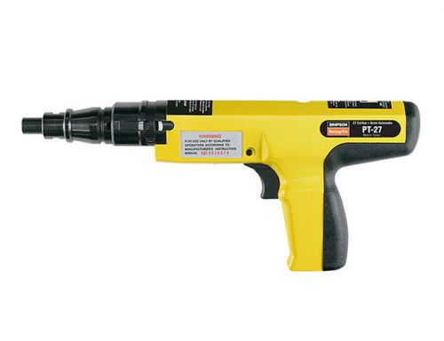Simpson strong-tie pt-27 .27 caliber powder actuated tool fastening nail gun kit for sale