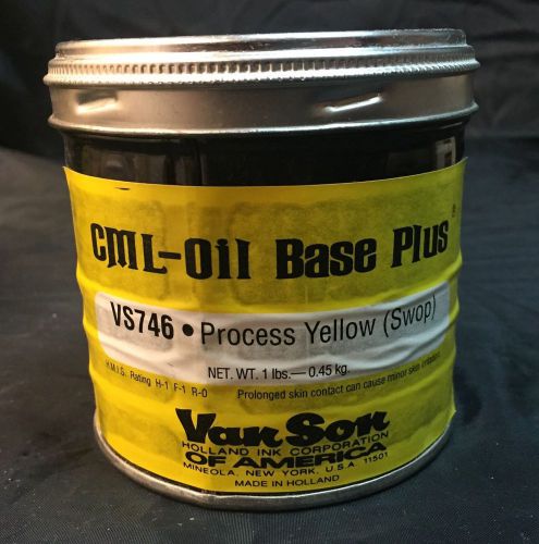 1 lb - Van Son - CML Oil Base Plus - VS746- Process Yellow (Swop) Ink