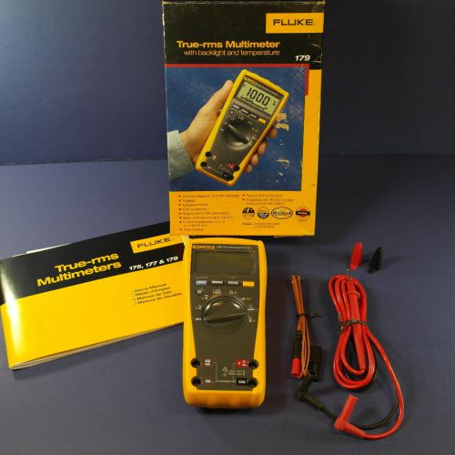 New 179 Fluke TRMS Multimeter! Original box and accessories included, See photos