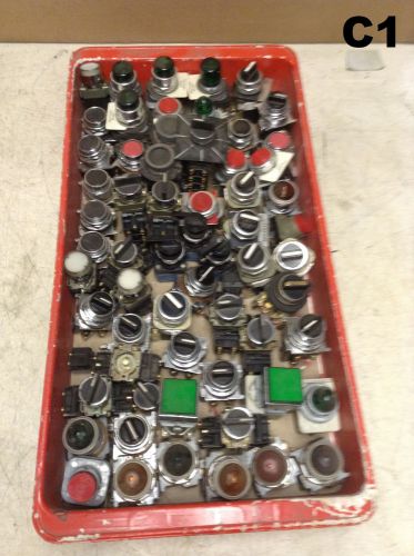 Various Mfg. of Miscellaneous Push Buttons, Selectors &amp; Indicator Light Switches