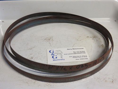 7&#039; 6&#034;, BAND SAW BLADE, 1/2&#034; W, 0.025&#034; THICK, 10 TPI, BANDSAW BLADE